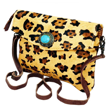 American Darling Envelope Hair on Genuine Leather Western Women Bag Handbag Purse